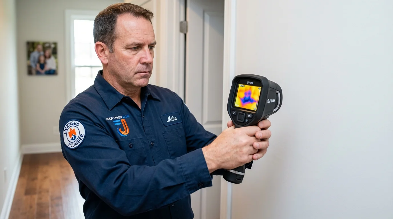 Thermal imaging leak detection by Johns Plumbing LLC in Brundidge